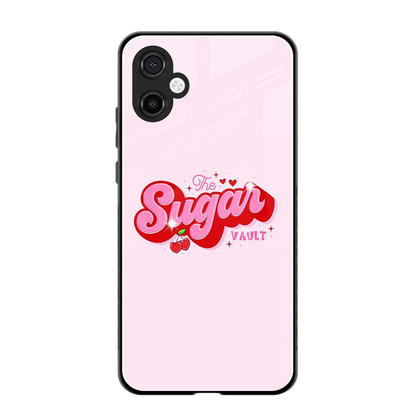 Sugar Vault back phone cover | glass case for samsung galaxy a06 5g