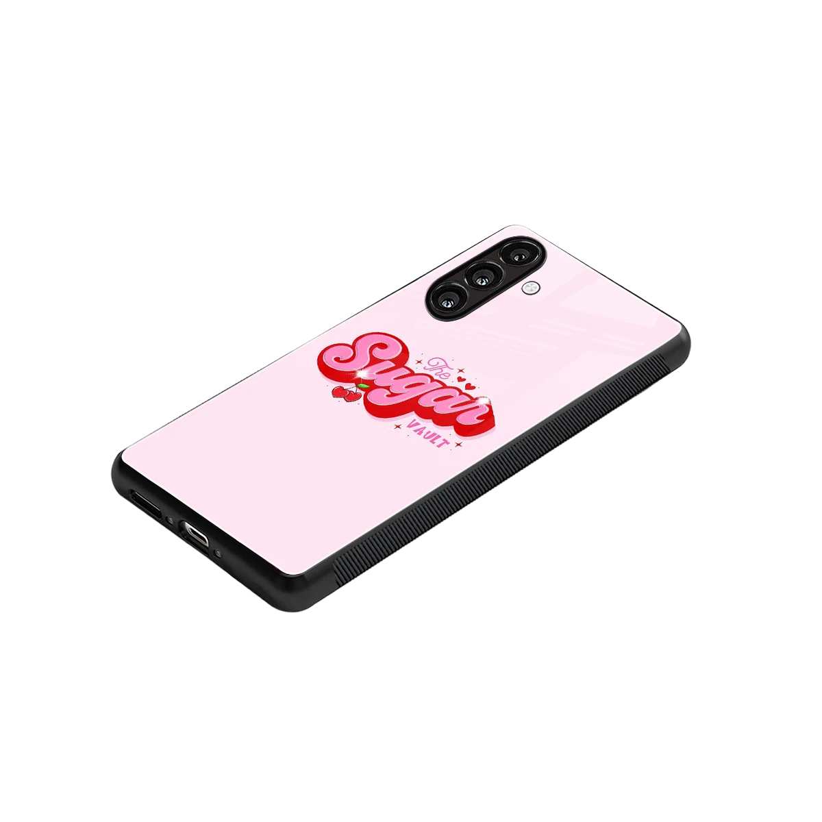 Sugar Vault stylish phone case for samsung galaxy a55 5g | glossy glass and slim fit