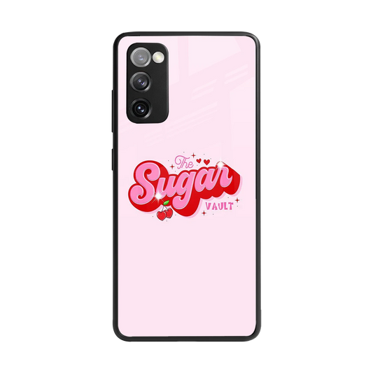 Sugar Vault back phone cover | glass case for samsung galaxy s20 fe