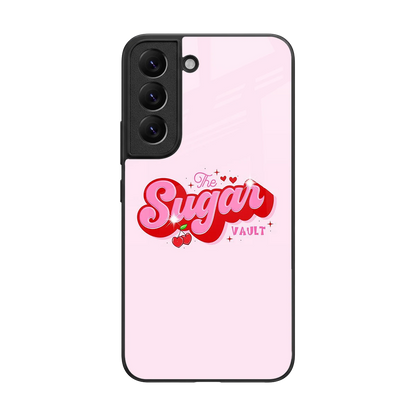 Sugar Vault back phone cover | glass case for samsung galaxy s22