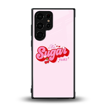 Sugar Vault back phone cover | glass case for samsung galaxy s24 ultra