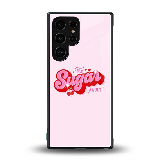Sugar Vault back phone cover | glass case for samsung galaxy s24 ultra