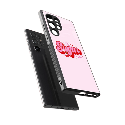 Sugar Vault sleek samsung galaxy s24 ultra cover with tempered glass back and TPU edges