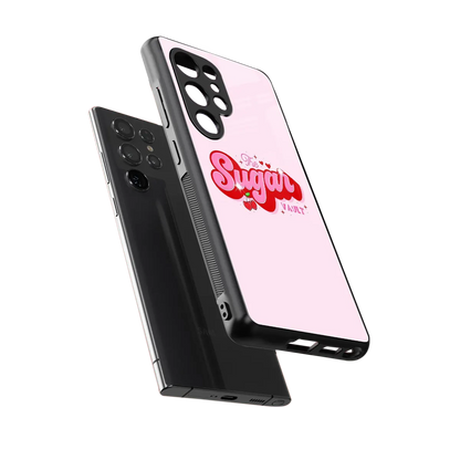 Sugar Vault sleek samsung galaxy s25 ultra cover with tempered glass back and TPU edges