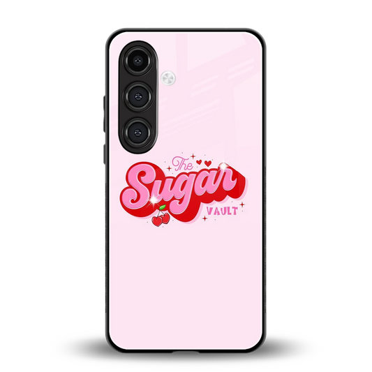 Sugar Vault back phone cover | glass case for samsung galaxy s24