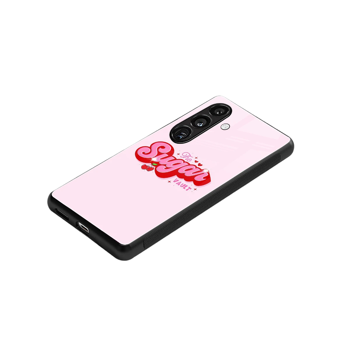 Sugar Vault stylish phone case for samsung galaxy s24 | glossy glass and slim fit