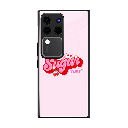 Sugar Vault back phone cover | glass case forvivo v30 pro