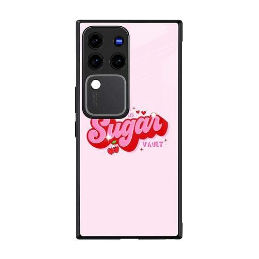 Sugar Vault back phone cover | glass case forvivo v30 pro