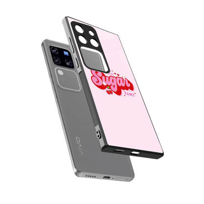 Sugar Vault sleekvivo v30 pro cover with tempered glass back and TPU edges
