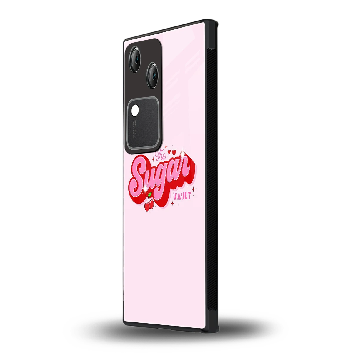 Sugar Vault vivo v30 mobile cover | shockproof glass phone case