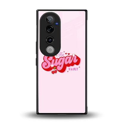 Sugar Vault back phone cover | glass case for vivo v40 pro