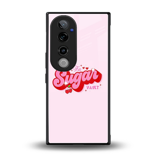 Sugar Vault back phone cover | glass case for vivo v40 pro