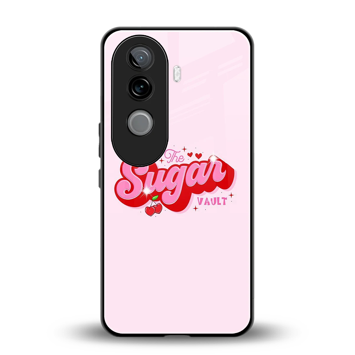 Sugar Vault back phone cover | glass case for vivo v40e
