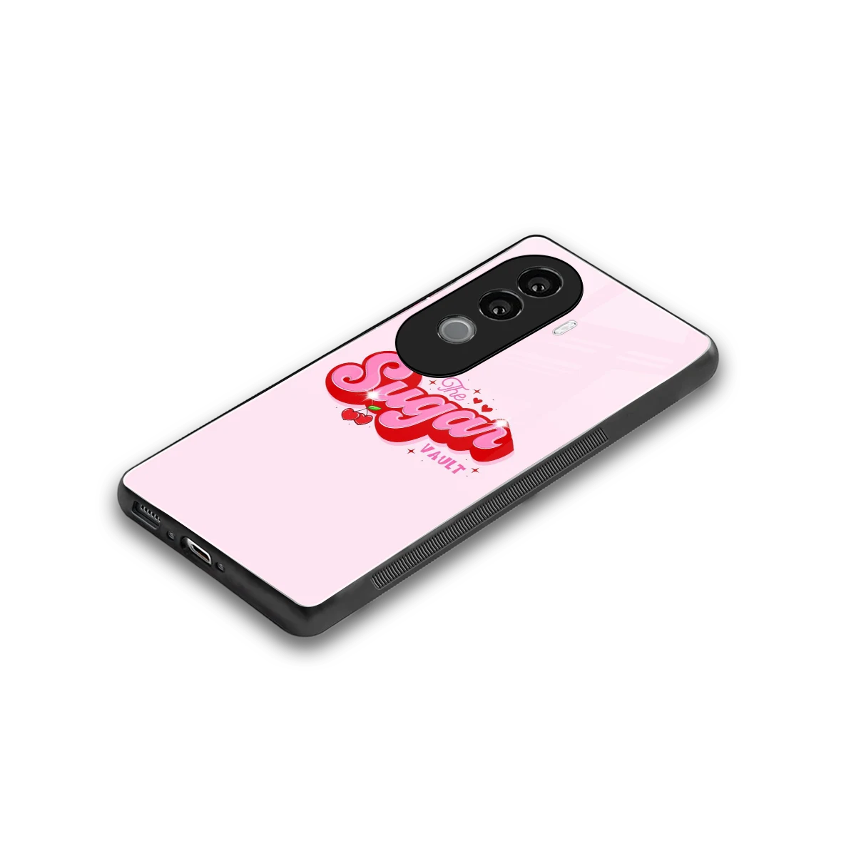 Sugar Vault stylish phone case for vivo v40e | glossy glass and slim fit