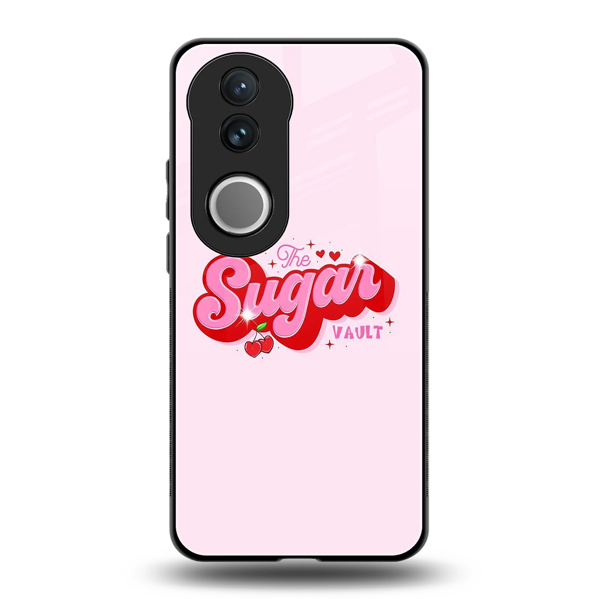 Sugar Vault back phone cover | glass case for vivo v50
