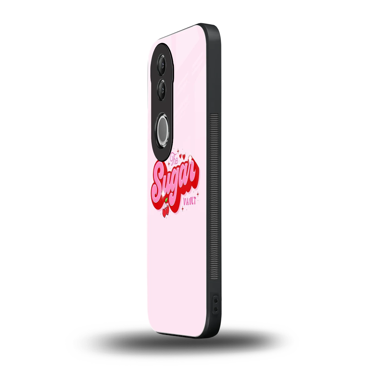 Sugar Vault vivo v50 mobile cover | shockproof glass phone case
