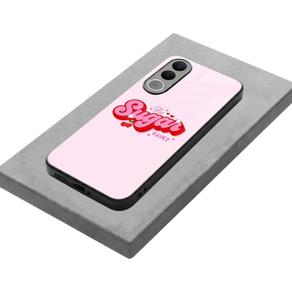 Sugar Vault stylish phone case for vivo v70 fe | glossy glass and slim fit