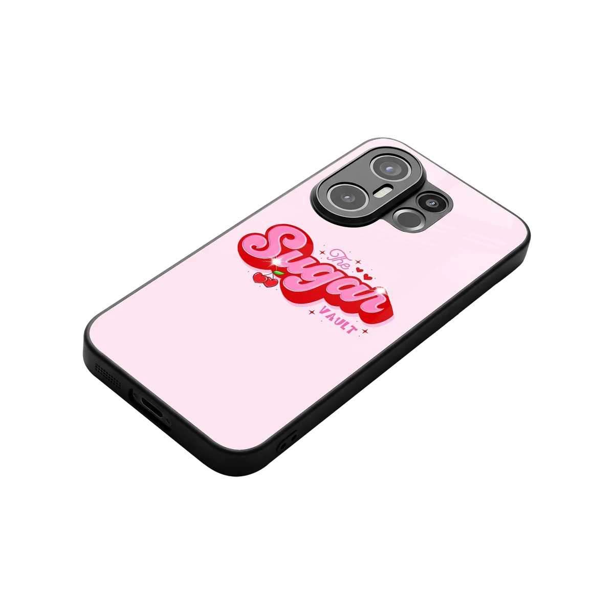 Sugar Vault stylish phone case for vivo x200 fe | glossy glass and slim fit