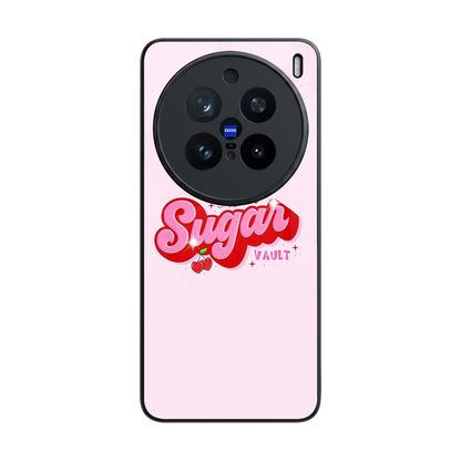Sugar Vault back phone cover | glass case for vivo x200 pro