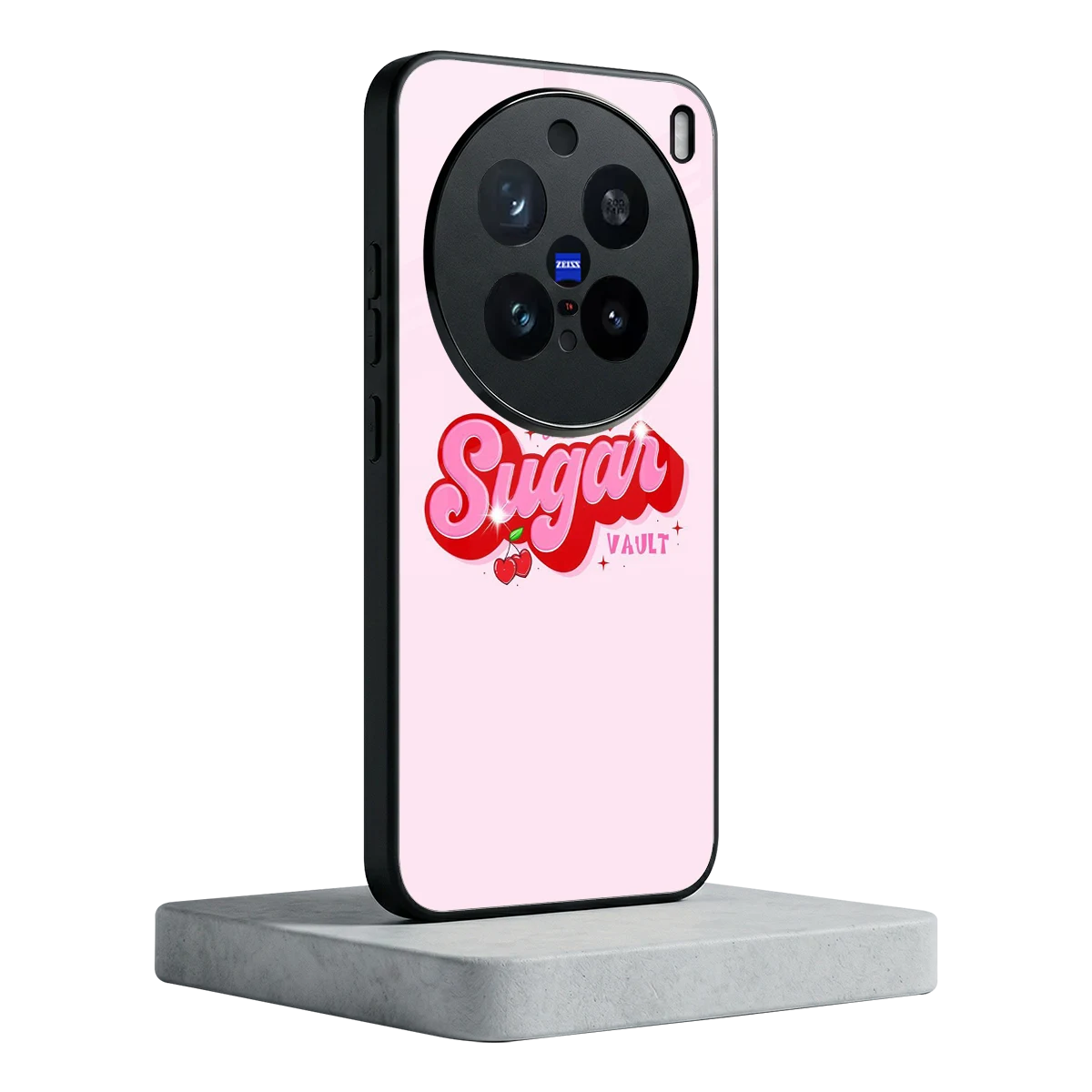 Sugar Vault vivo x200 pro mobile cover | shockproof glass phone case