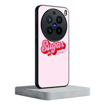 Sugar Vault vivo x200 pro mobile cover | shockproof glass phone case