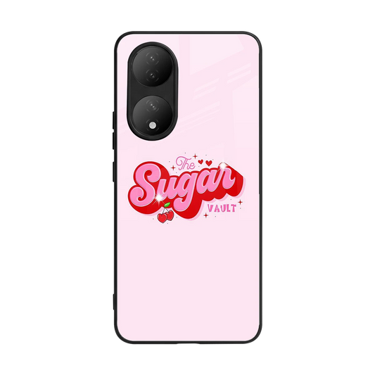 Sugar Vault back phone cover | glass case for Vivo-y100
