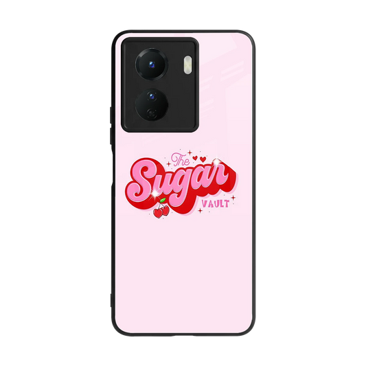 Sugar Vault back phone cover | glass case for vivo y16