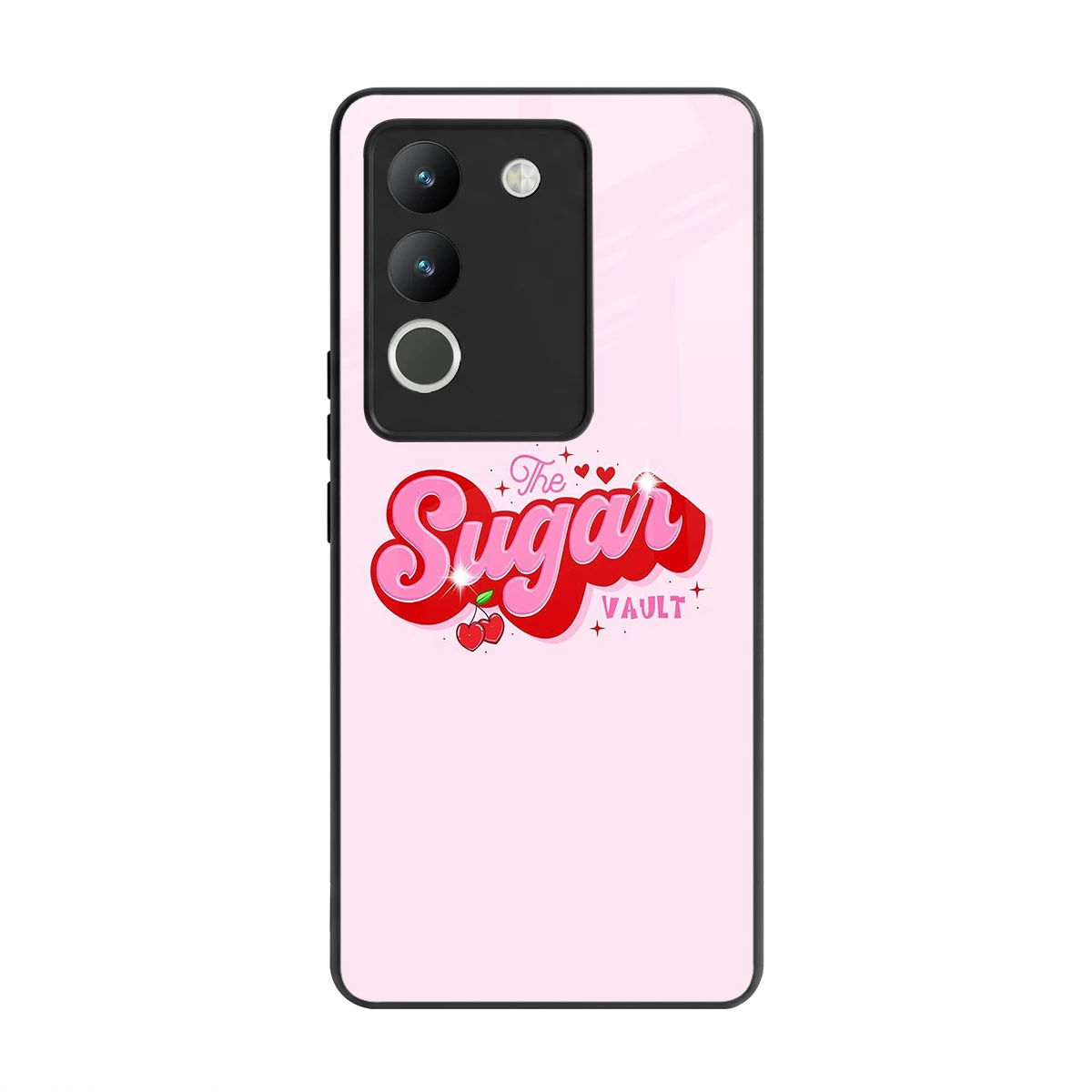 Sugar Vault back phone cover | glass case for vivo y200 5g