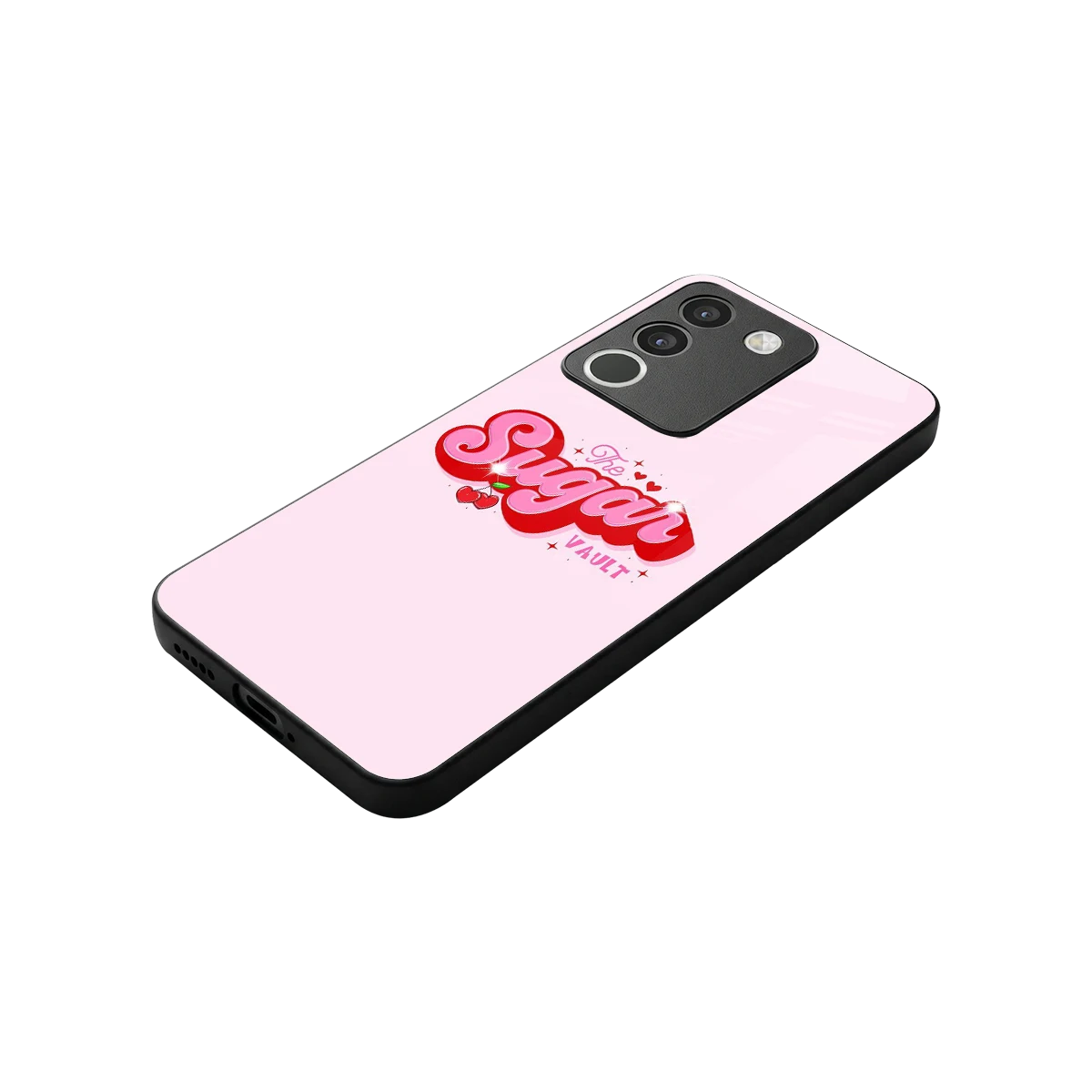 Sugar Vault stylish phone case for vivo y200 5g | glossy glass and slim fit