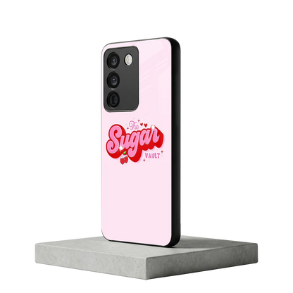 Sugar Vault vivo y200 5g mobile cover | shockproof glass phone case