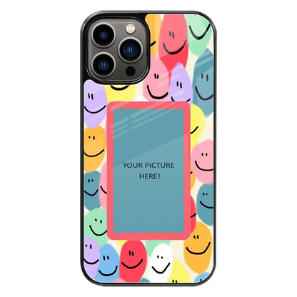 Polaroid Personalised Glass Phone Case