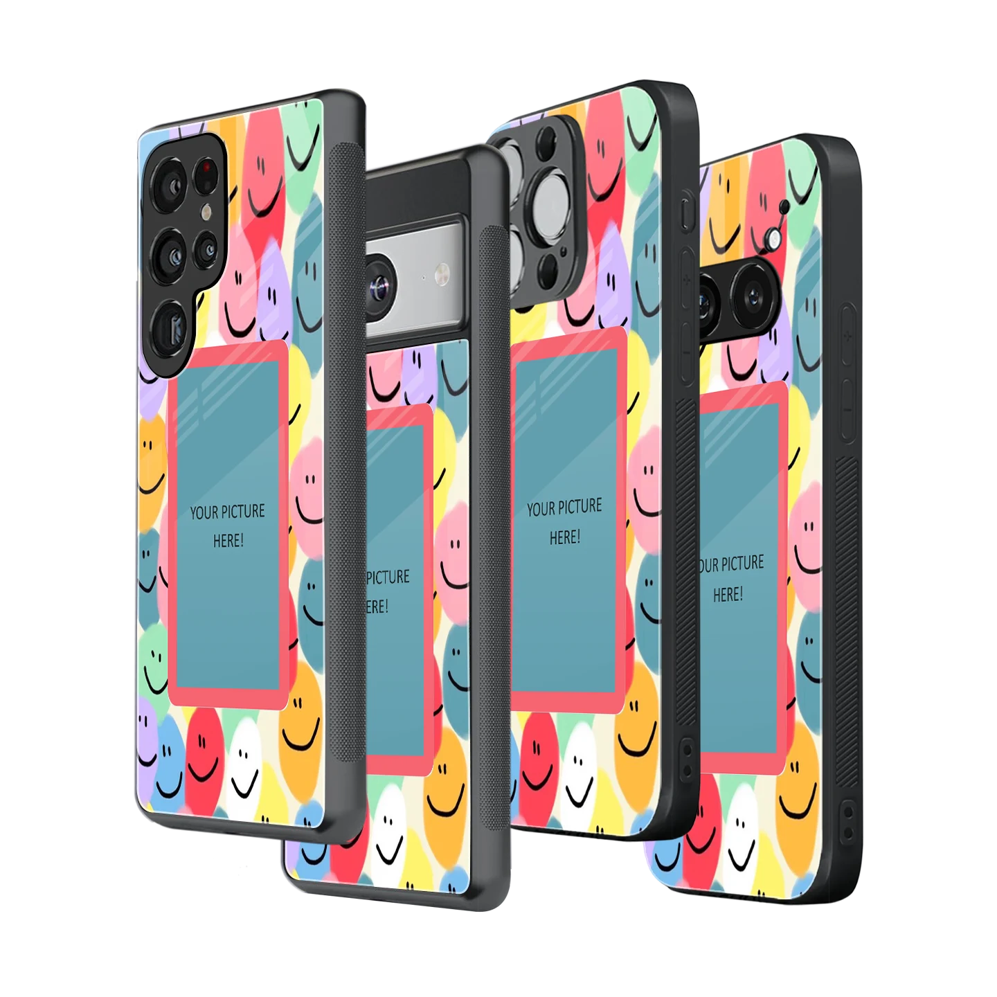 Polaroid Personalised Glass Phone Case