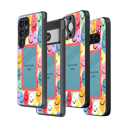 Polaroid Personalised Glass Phone Case