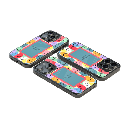 Polaroid Personalised Glass Phone Case