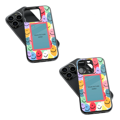 Polaroid Personalised Glass Phone Case