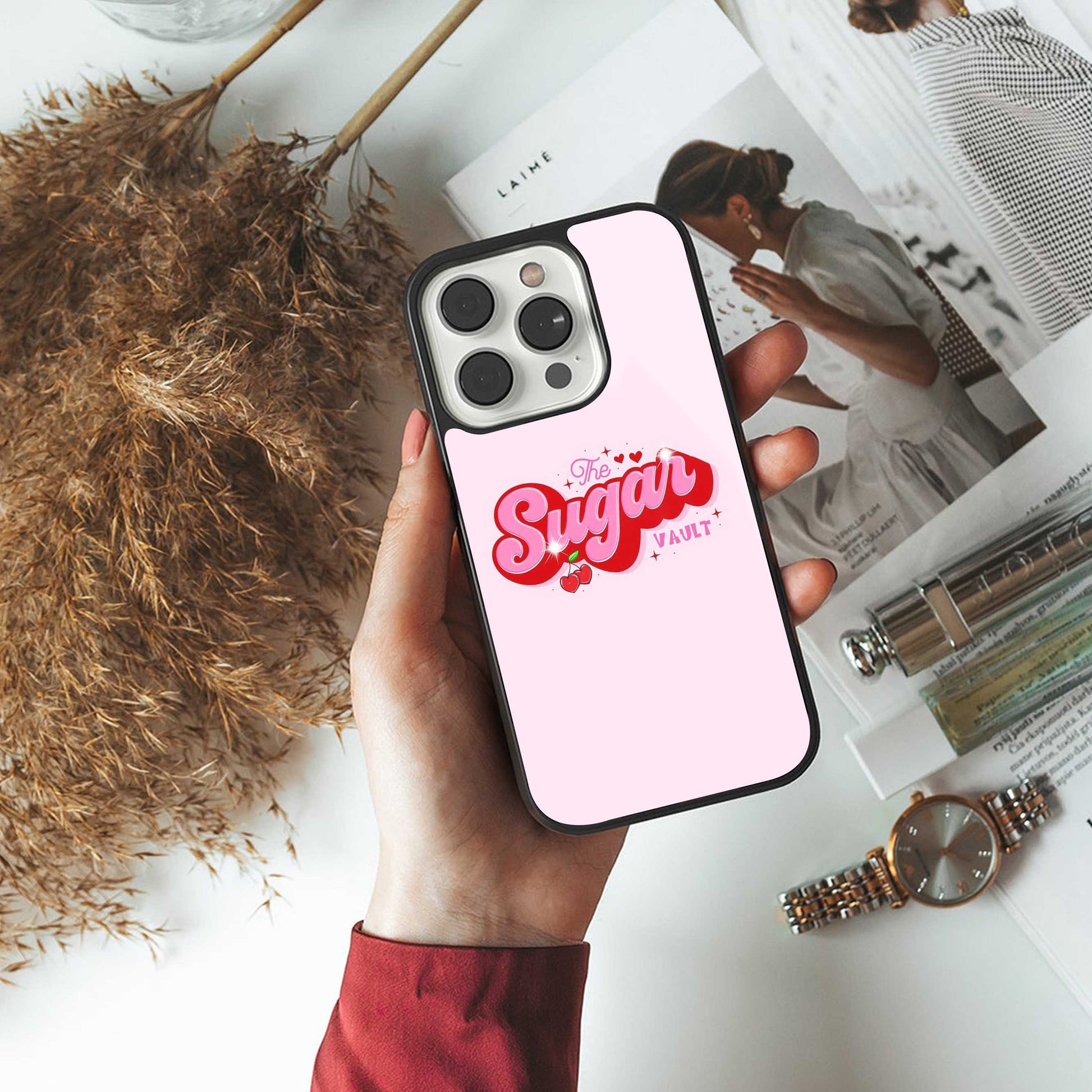Sugar Vault TPU glass hybrid case for iPhone 16 | premium mobile back cover