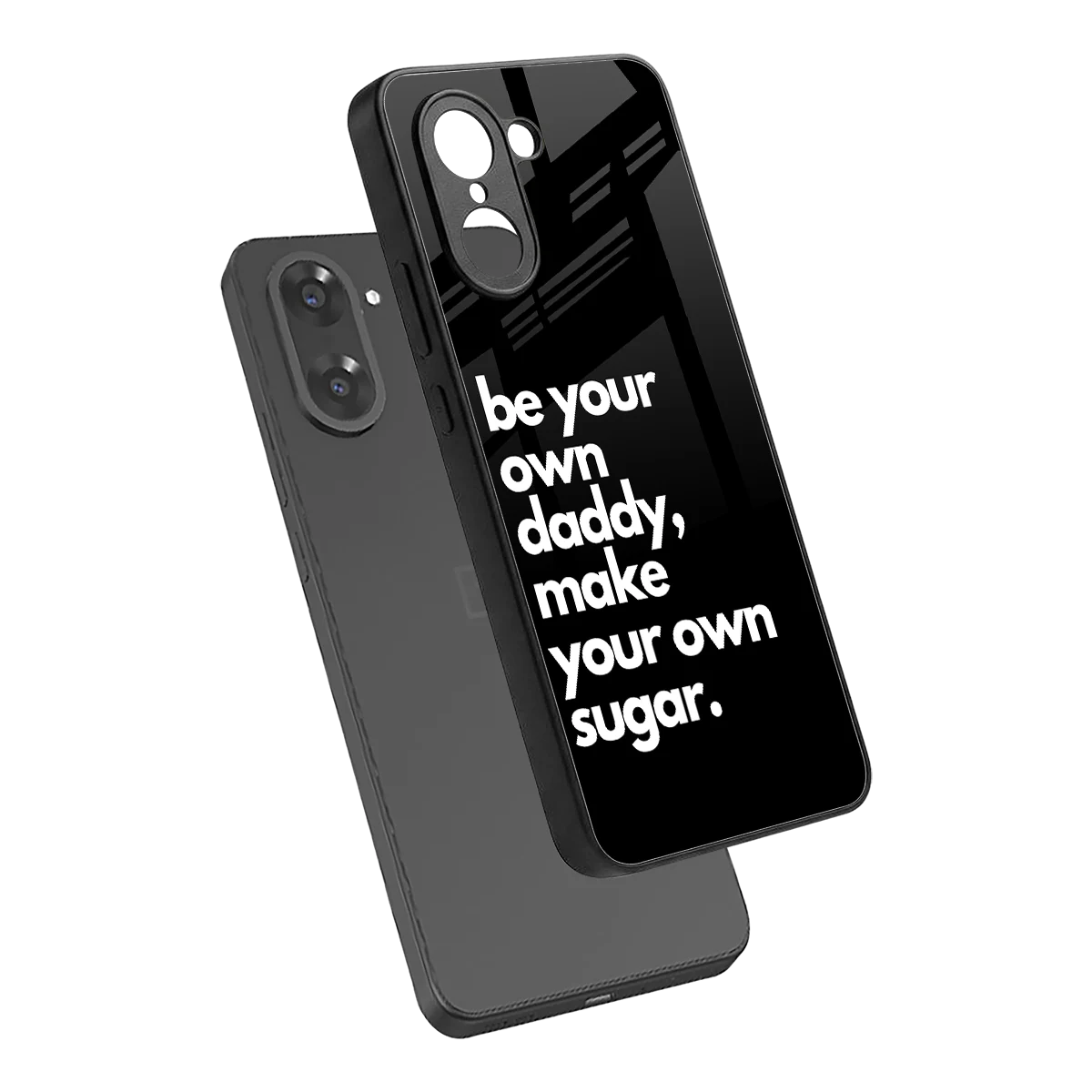 Suger sleek oneplus nord ce5 5g cover with tempered glass back and TPU edges