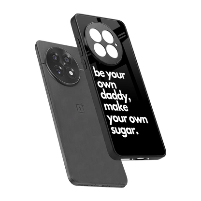 Suger sleek oneplus 13 cover with tempered glass back and TPU edges