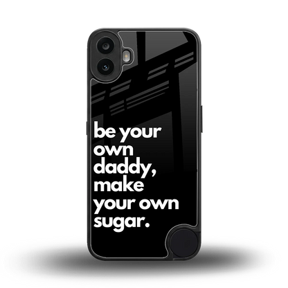 Suger back phone cover | glass case for cmf nothing phone 1