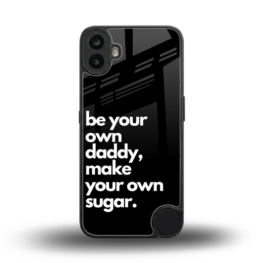 Suger back phone cover | glass case for cmf nothing phone 1