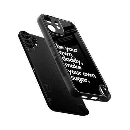 Suger sleek cmf nothing phone 2 pro cover with tempered glass back and TPU edges