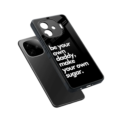 Suger sleek iqoo neo 10r 5g cover with tempered glass back and TPU edges