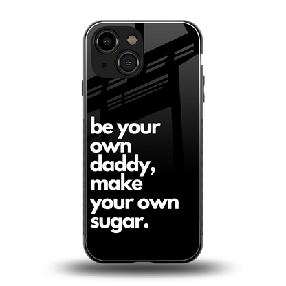 Suger back phone cover | glass case for iphone 13 mini