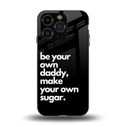Suger back phone cover | glass case for iphone 13 pro