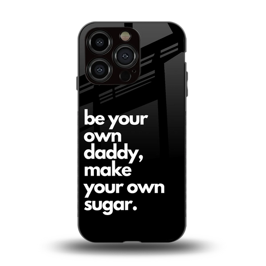 Suger back phone cover | glass case for iphone 13 pro