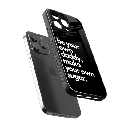 Suger sleek iphone 13 pro cover with tempered glass back and TPU edges