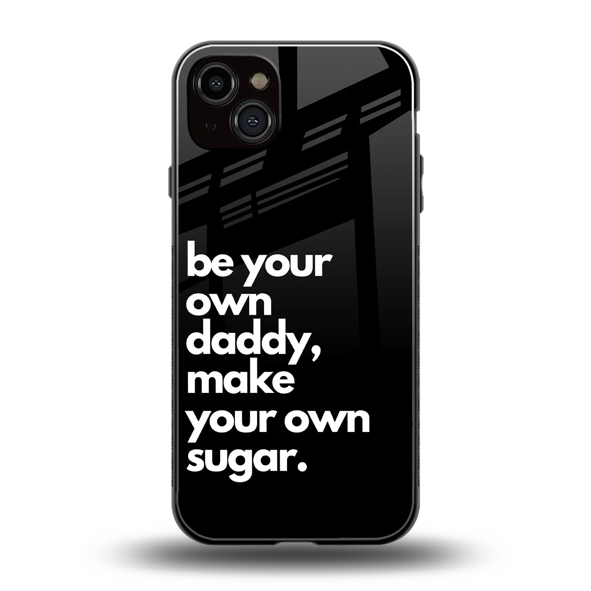 Suger back phone cover | glass case for iphone 14 plus