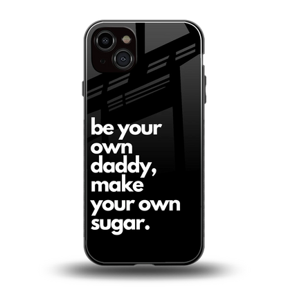 Suger back phone cover | glass case for iphone 14 plus