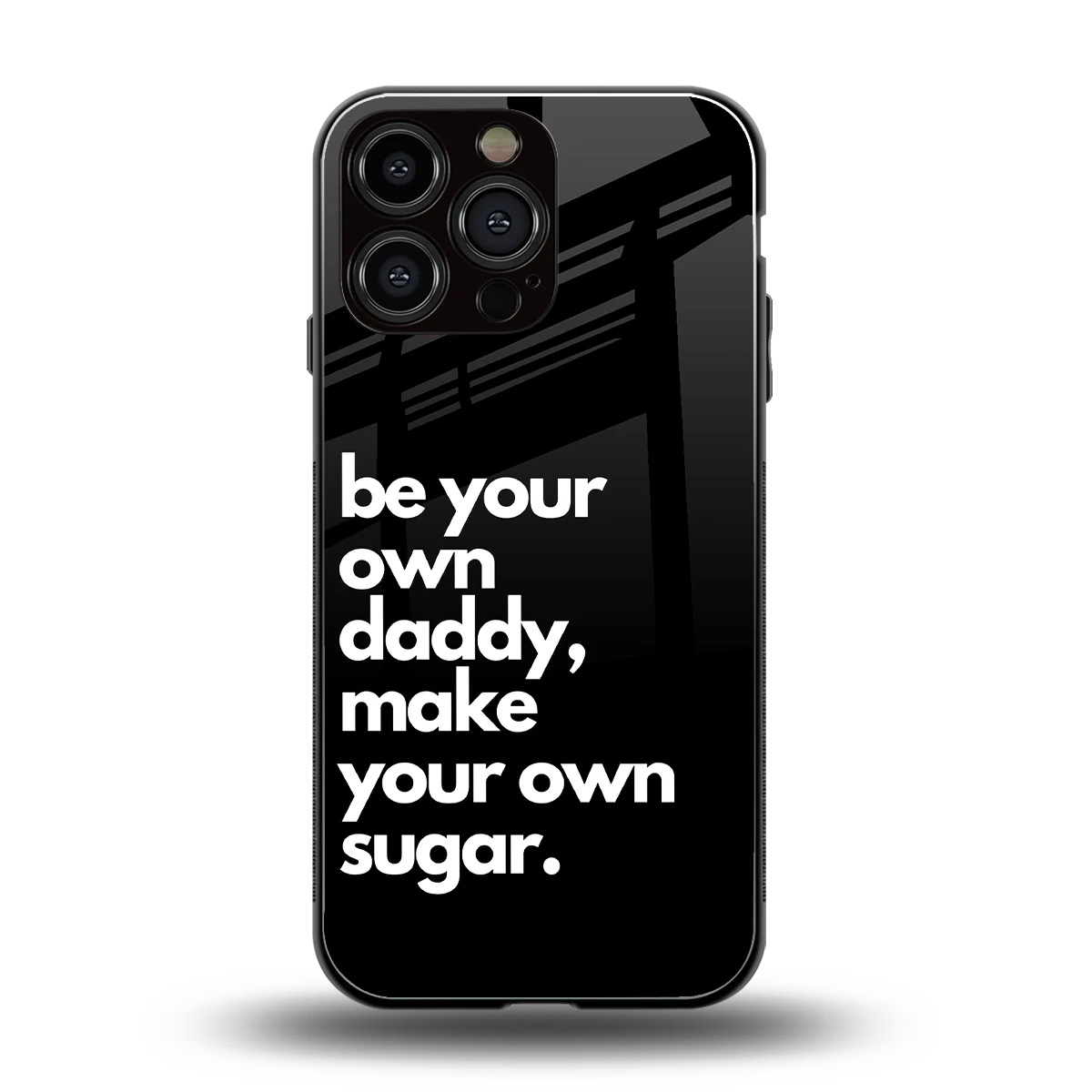 Suger back phone cover | glass case for iphone 15 pro max
