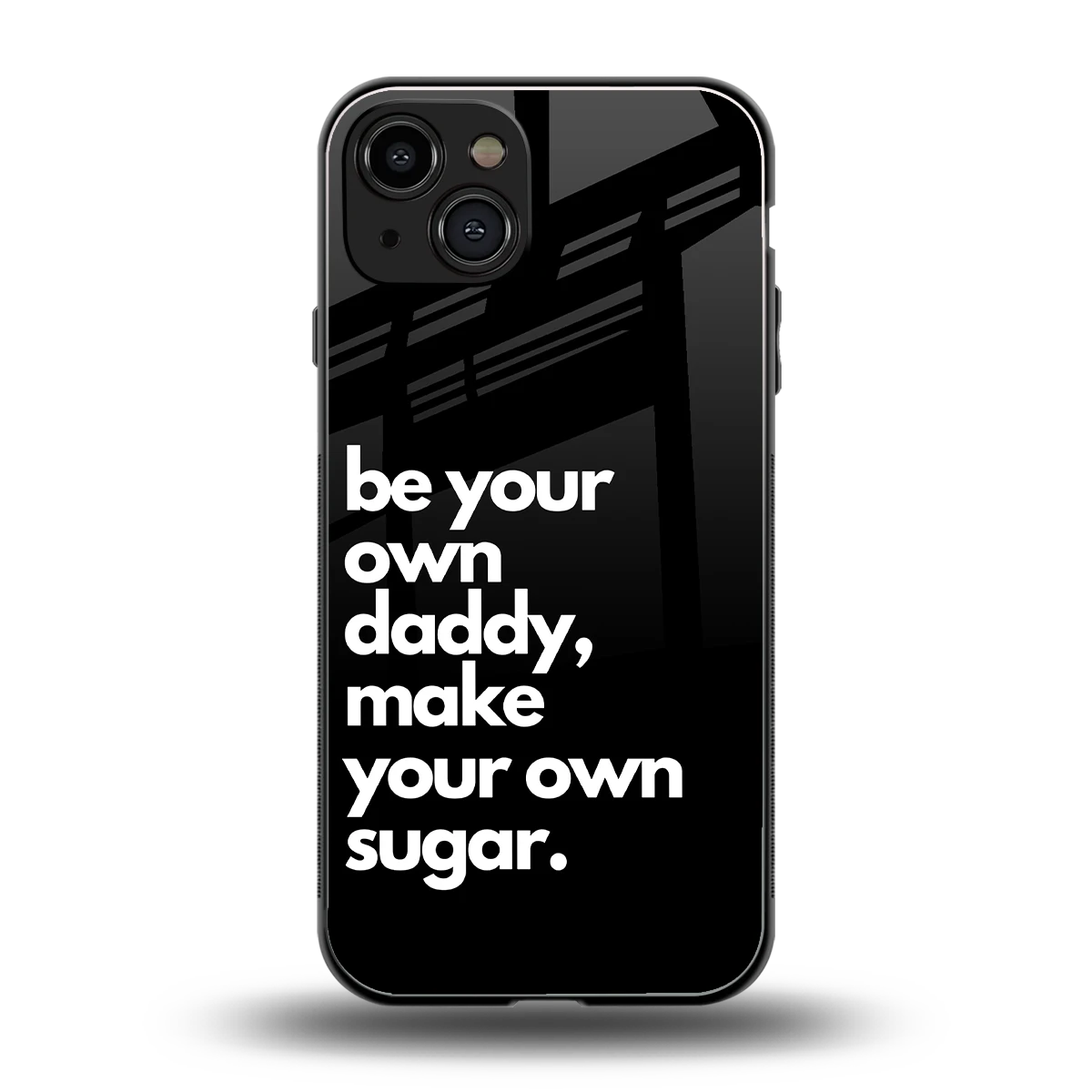 Suger back phone cover | glass case for iphone 15